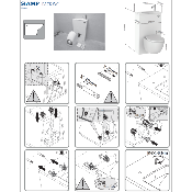 SIAMP 10 0058 91 Set de fixation pour cuvette WC carénée.