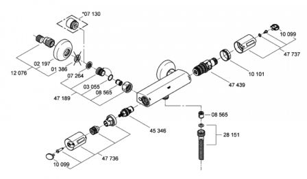 grohe 34143000 mitigeur thermostatique douche grohtherm. en promotion. - Demonter Un Robinet Thermostatique grohe 34143000 mitigeur thermostatique douche grohtherm. en promotion. - Demonter Un Robinet Thermostatique