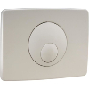 NICOLL 0709176 Plaque de commande double volume Boutons Ronds, Blanche