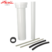 NICOLL 0709177 Kit Tube et Manchon 400mm + Tiges 300mm.