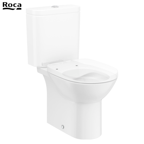ROCA DEBBA ROUND - ABATTANT WC, Blanc en SUPRALIT®