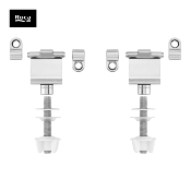 ROCA AI0005500R VICTORIA AQUARIA. ENSEMBLE CHARNIÈRES EN ACIER POUR ABATTANT WC .