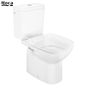 ROCA A8019D000B DEBBA SQUARE - ABATTANT WC, Blanc en SUPRALIT®.