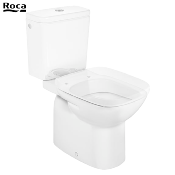 ROCA A8019D200B DEBBA SQUARE - ABATTANT WC, Blanc en SUPRALIT® Frein de chute, Silencio.