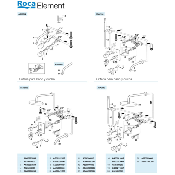 ROCA A525017303 KIT CARTOUCHE THERMOSTATIQUE ET FIXATION.