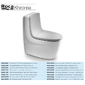 ROCA A822034101 KHROMA D3D BOUTON CHROMÉ.