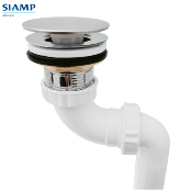 SIAMP 10 0075 85 Ensemble évacuation + bonde pour Vasque pack WC TRIO.