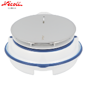 NICOLL 0205800 Bonde receveur de douche TURBOFLOW®-XS Magnetech®, Ø 90 mm, sortie Ø 40 mm