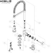 NOBILI RSA229/47 KIT FIXATION VIS + JOINTS