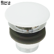 ROCA A50640390C Vidage non obturant couvercle porcelaine pour lavabo/vasque.