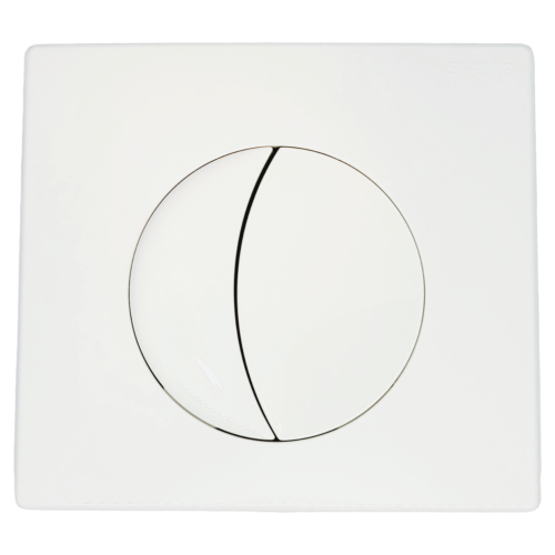 SIAMP 31 1815 10 Plaque de Commande Double Volume Moon Blanche.