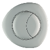 SIAMP 31 2536 10 Commande Pneumatique Encastré. Bouton en Saillie. Double Volume. Blanc.