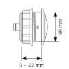 SIAMP 31 500. 07 Bouton de commande double volume 800.