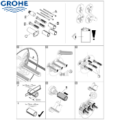 GROHE 14048000 Rapido SmartBox - Extension universelle pour mitigeurs mécaniques - 25 mm.