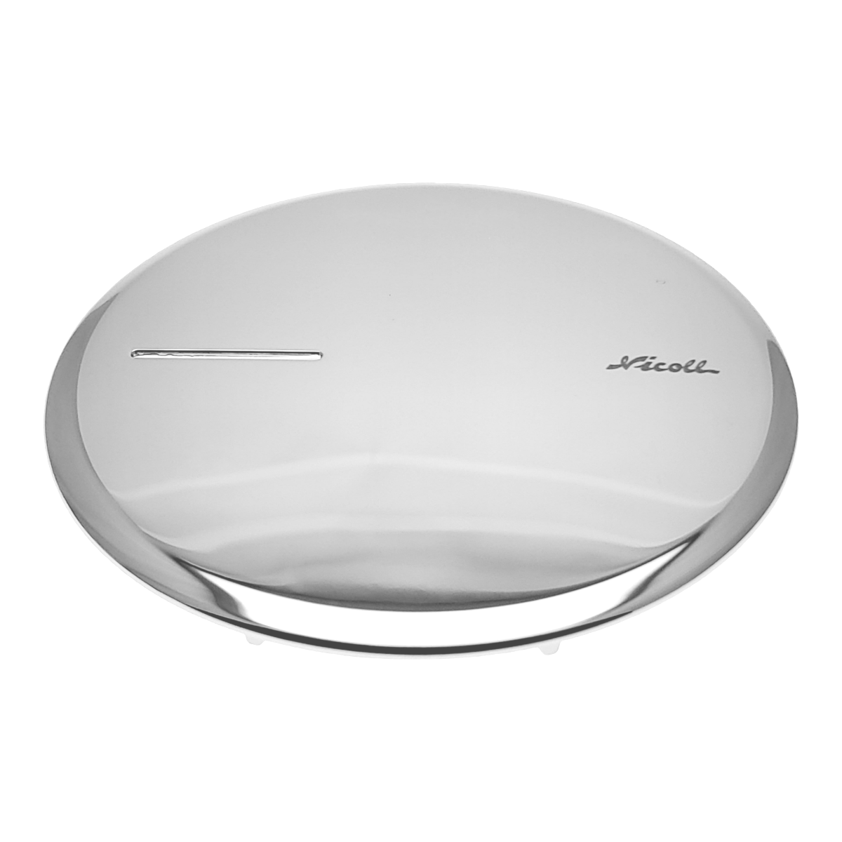 Capot métal chromé pour bonde douche extra-plate