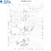 SFA AU010800 JOINT DE CUVE C7 - SANICOMPACT STAR.