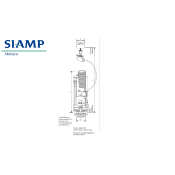 SIAMP 32 5080 10 OPTIMA 50 D6 - Mécanisme double volume Spécial rénovation.