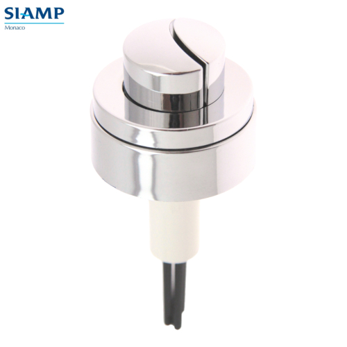 PR-SIAMP 34 3655 07 Bouton de commande Chromé pour mécanisme de chasse 36.
