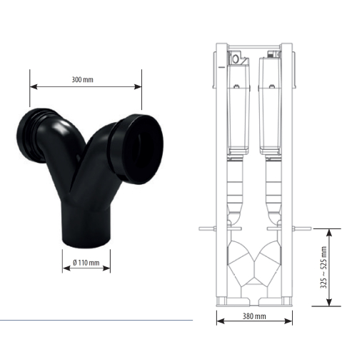 PR-SIAMP 92 2092 07 Pipe double 110 PEHD.