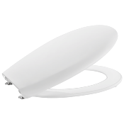 ROCA A801B6200B VICTORIA 05. Abattant WC Double Laqu Blanc en SUPRALIT. Fermeture ralentie.