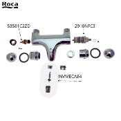 53581C2ZD TETE CERAMIQUE 1/2 TOUR 20 DENTS.