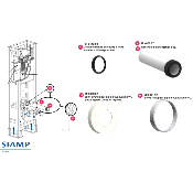 SIAMP KIT Joints d'alimentation et d'évacuation Bâti-Support.