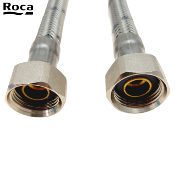 ROCA A525020309 KIT 2 FLEXIBLES D'ALIMENTATION A VISSER M10X3/8" Longueur 470 mm.