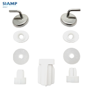 SIAMP 10 0059 76 Charnières pour abattants WC Stablo et Siège seul.