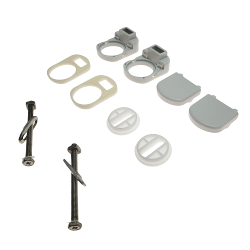 PR-SIAMP 41 2055 07 Ensemble charnières et visserie pour Abattant WC OPIO PREMIUM.