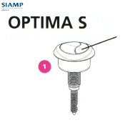 SIAMP 10 0055 06 BOUTON POUR AJUSTO/OPTIMA S CHROME.