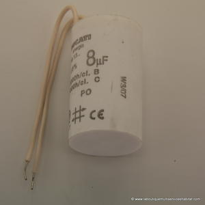 38 SFA CO100110 Condensateur 8 µf Sanispeed et Sanivite