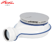 NICOLL 0205800 Bonde receveur de douche TURBOFLOW®-XS Magnetech®, Ø 90 mm, sortie Ø 40 mm