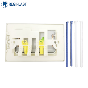 REGIPLAST 172M COMMANDE DOUBLE DEBIT CHROMEE MAT.