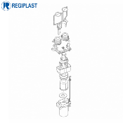 REGIPLAST 742008 SOUPAPE PNEUMATIQUE COMPLÈTE.