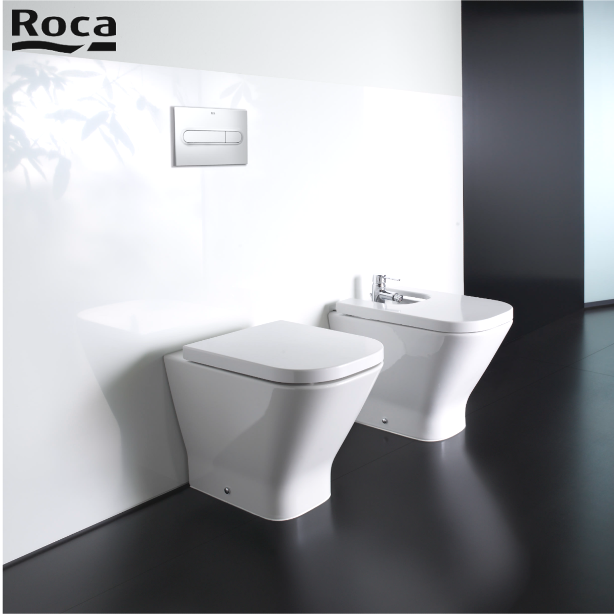 ROCA A801732002 THE GAP SQUARE. Abattant WC Blanc