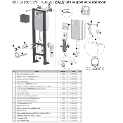 SIAMP 10 0071 61 Jeu de fixation cuvette rapide (la paire) VERSO Evo SAV.