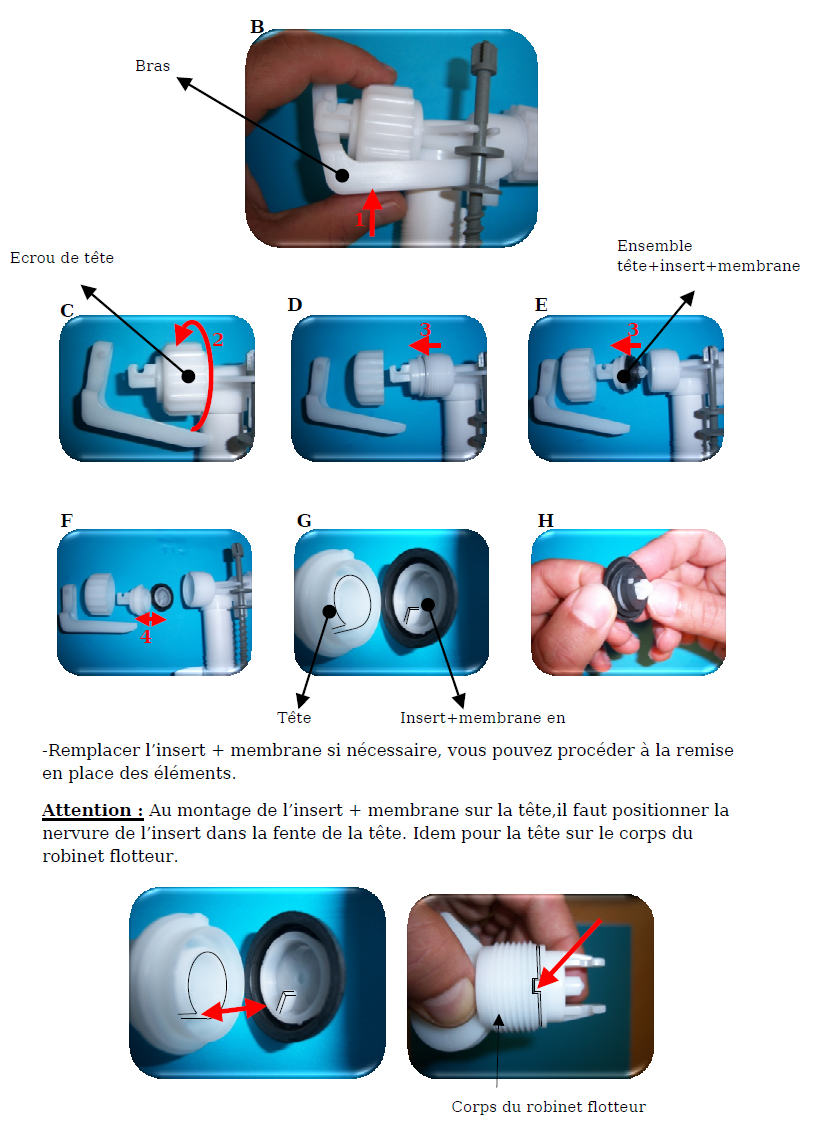 SIAMP 34 9513 01 + 34 9512 01 KIT Membrane + Clapet