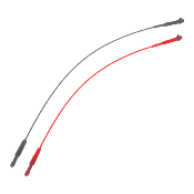 NICOLL 0709309 DWBP - Kit 2 cables+2 clips mécanisme. Bati Pro.