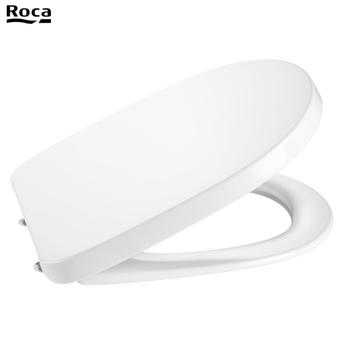ROCA DEBBA ROUND - ABATTANT WC, Blanc en SUPRALIT®
