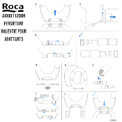 ROCA AI0011200R Fermeture Ralentie pour abattant WC.