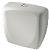 PR-SIAMP 31 4020 16 Réservoir de chasse attenant double volume SCALA Blanc.