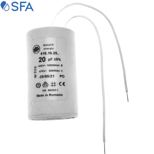 SFA CO100150 CONDENSATEUR 20uF A FILS
