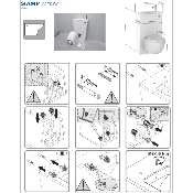 SIAMP 90 4448 09 Set de fixation pour cuvette carénée Vitra SENTO 4448N003-7200