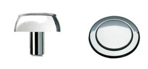 SIAMP 34 3350 20 Bouton Poussoir STORM 33A et SWITCH 22A Chromé.