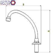 ADRIEN RIQUIER 08558 BEC REJET SUR TABLE 200 - 1/2