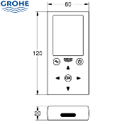 GROHE 36407000  Télécommande pour réglage de toutes robinetteries infrarouge.
