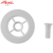 NICOLL 0411199 DVAB - Plateau + vis + guide plastique pour vidage baignoire.
