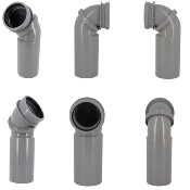 NICOLL UPORTBAT-Pipe orientable D100 mm pour bâti-supports.
