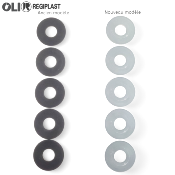 REGIPLAST 410070 Lot de 5 Joints de soupape 60x24x3.