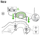 ROCA AV0021700R DEBBA/VICT SACHET FIX RESERV PR CUVETTE.